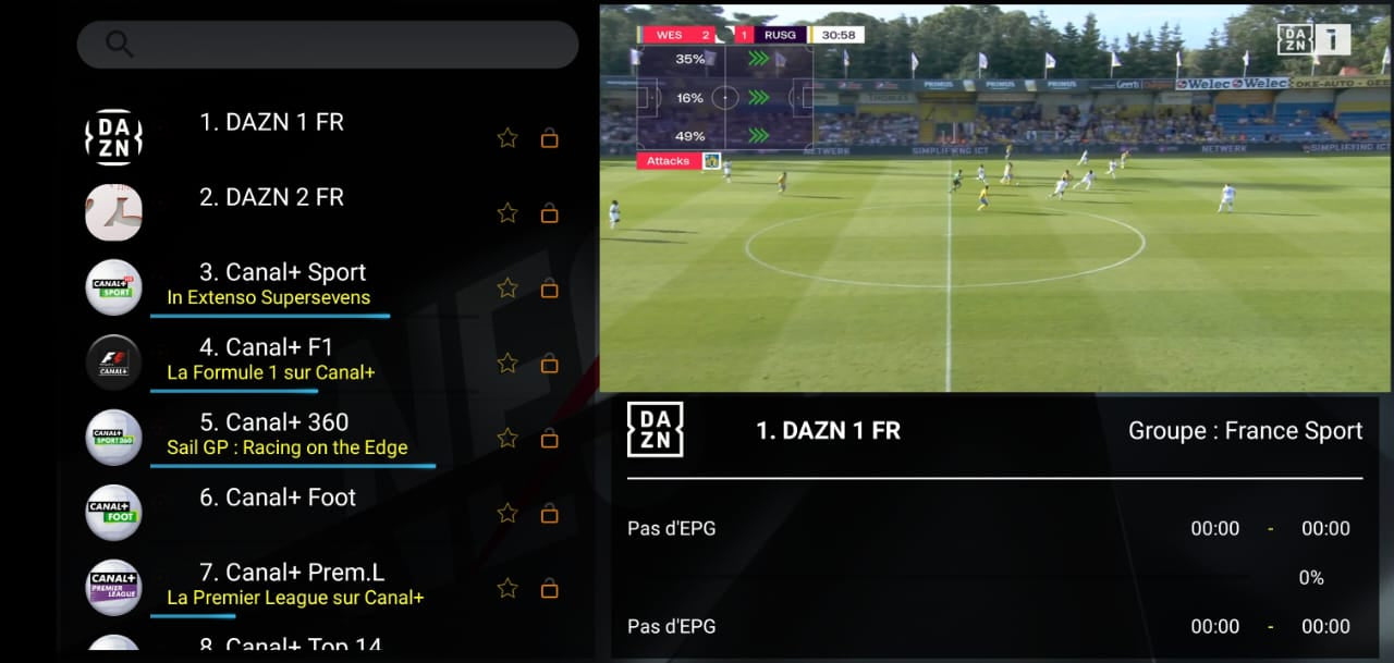 DAZN IPTV